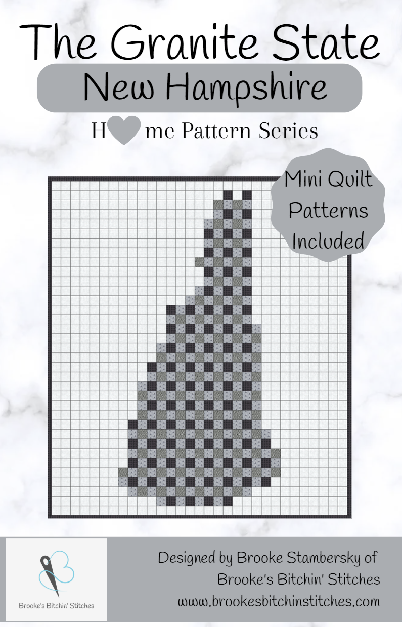 The Granite State New Hampshire Downloadable Pattern By Brooke's Bitchin' Stitches
