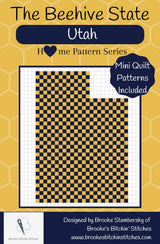 The Beehive State Utah Downloadable Pattern By Brooke's Bitchin' Stitches