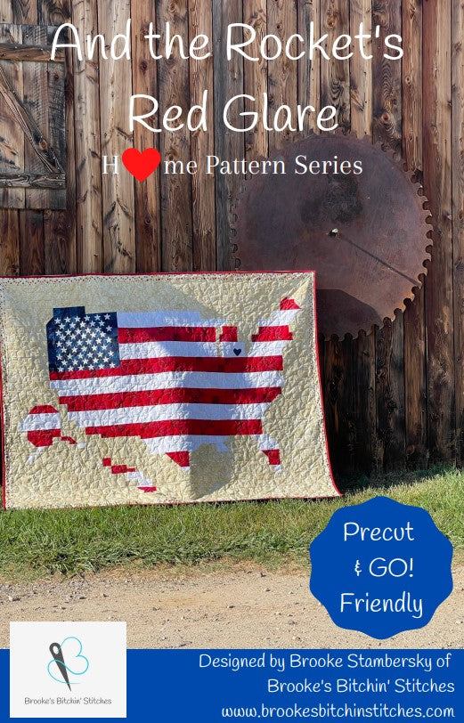 And the Rocket's Red Glare Downloadable Pattern By Brooke's Bitchin' Stitches