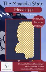 The Magnolia State Mississippi Downloadable Pattern By Brooke's Bitchin' Stitches