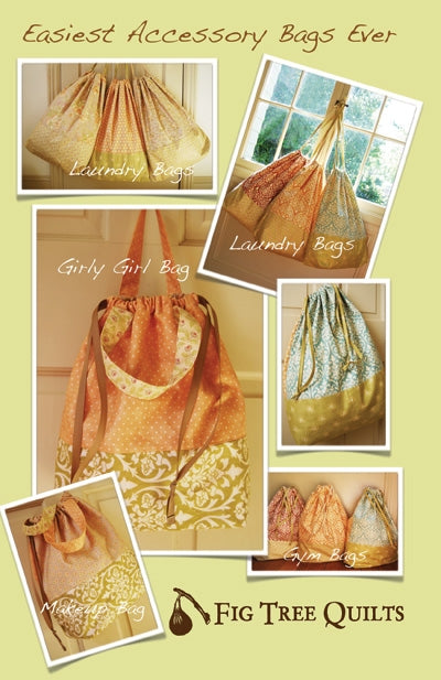 Easiest Accessory Bags Ever by Fig Tree Quilts