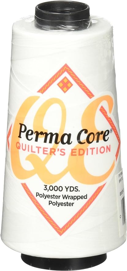 Perma Core Quilters Edition Thread 3000yd Brite White – Quilting Books ...