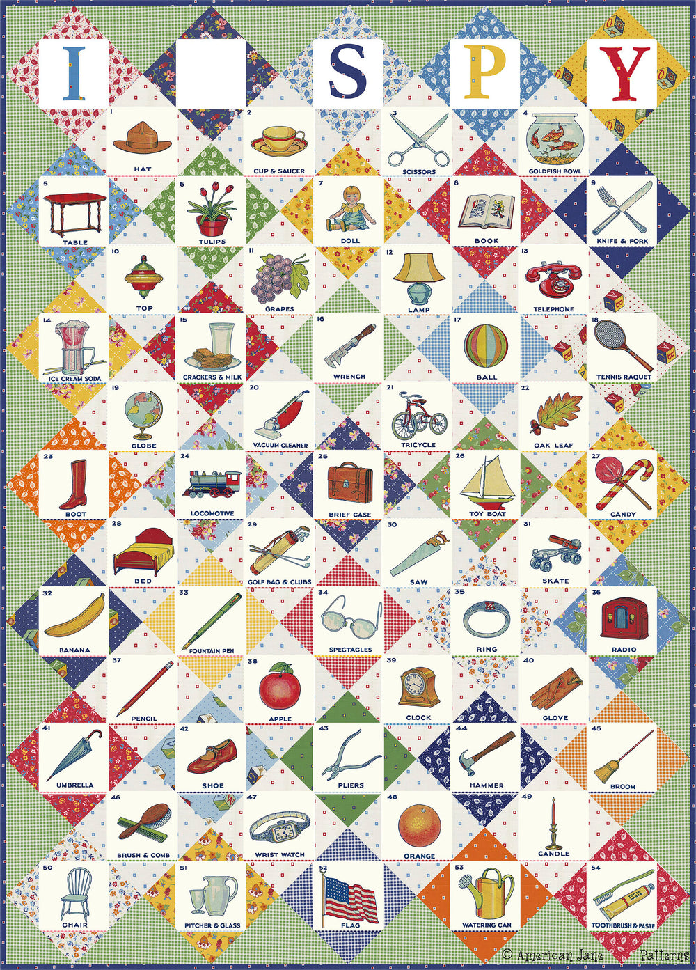 I Spy Quilt Pattern – Quilting Books Patterns and Notions