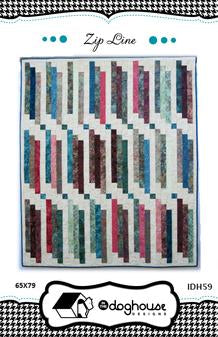 Zip Line Quilt Pattern by In The Doghouse Designs