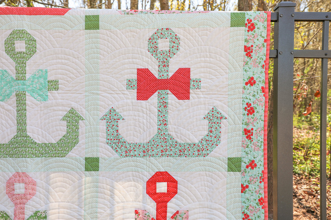 Adorable Anchors Quilt Pattern by My Sew Quilty Life