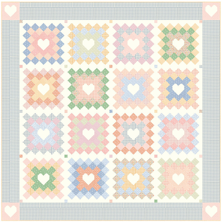 Granny's Heart Quilt Pattern by My Sew Quilty Life