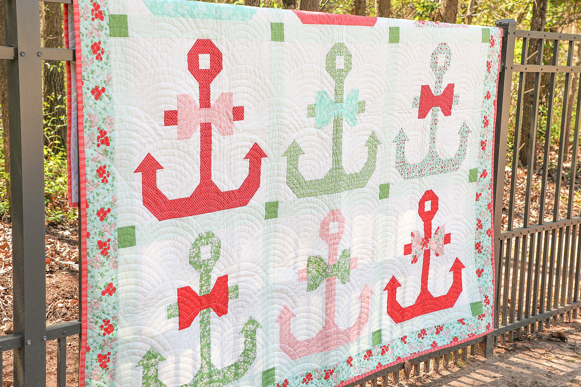 Adorable Anchors Quilt Pattern by My Sew Quilty Life