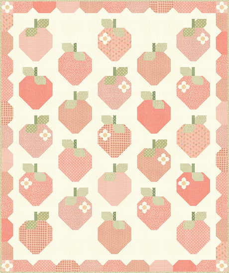 Sweet Strawberry Quilt Pattern by y Sew Quilty Life