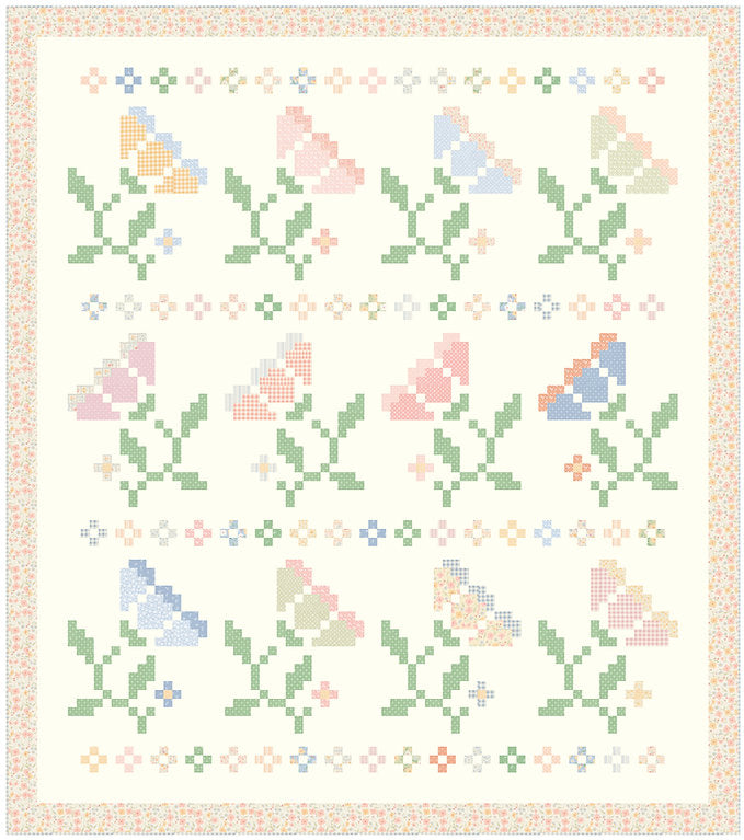 Blooming Stitches Quilt Pattern by My Sew Quilty Life