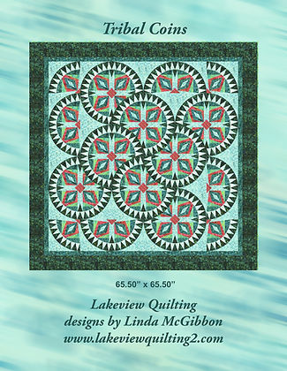 Tribal Coins Downloadable Pattern by Lakeview Quilting