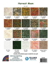 Back of the Harvest Moon Downloadable Pattern by Lakeview Quilting