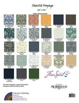 Back of the Starlit Voyage Downloadable Pattern by Lakeview Quilting