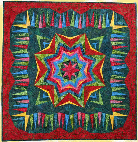 Taffy's Star Downloadable Pattern by Lakeview Quilting