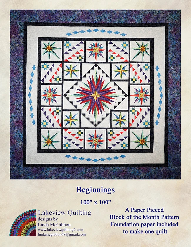 Beginnings Quilt Pattern by Lakeview Quilting