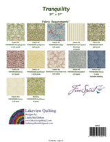 Tranquility Downloadable Pattern by Lakeview Quilting