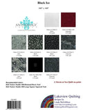 Back of the Black Ice Downloadable Pattern by Lakeview Quilting
