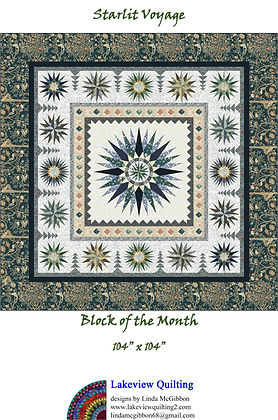Starlit Voyage Downloadable Pattern by Lakeview Quilting