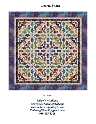 Storm Front Quilt Pattern by Lakeview Quilting