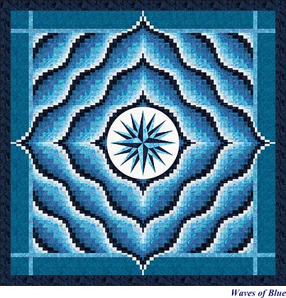 Waves Downloadable Pattern by Lakeview Quilting