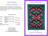 Back of the Hearts Entwined Quilt Pattern by Lakeview Quilting