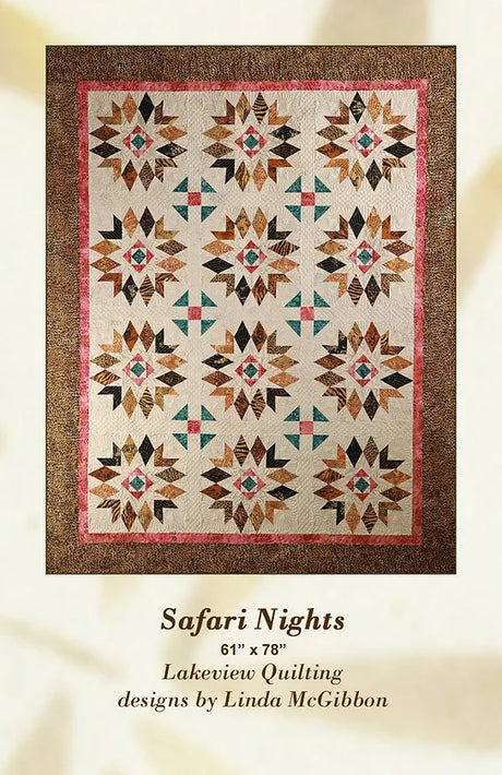 Safari Nights Quilt Pattern by Lakeview Quilting