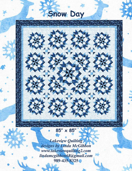 Snow Day Downloadable Pattern by Lakeview Quilting