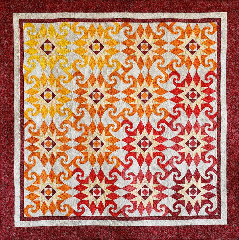 Moroccan Storm Quilt Pattern – Quilting Books Patterns and Notions