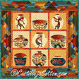 Native Pottery Downloadable Pattern by Castilleja Cotton