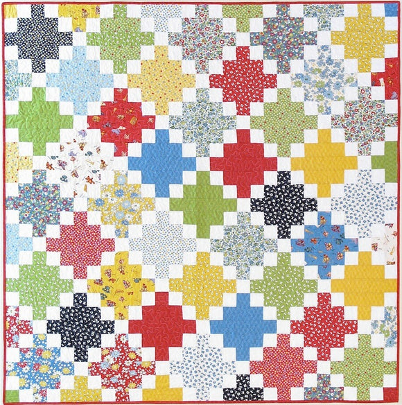 Row by Row ABC 123 Quilt Pattern by American Jane Patterns