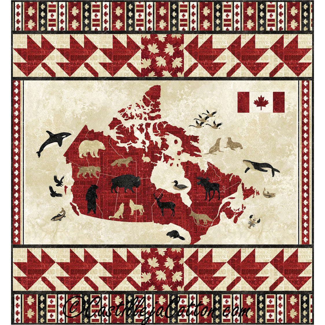 Oh Canada Downloadable Pattern by Castilleja Cotton