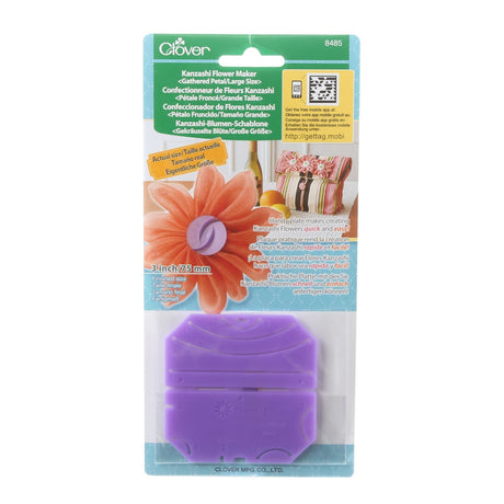 Kanzashi Flower Maker Gathered Petal Large by Clover Needlecraft