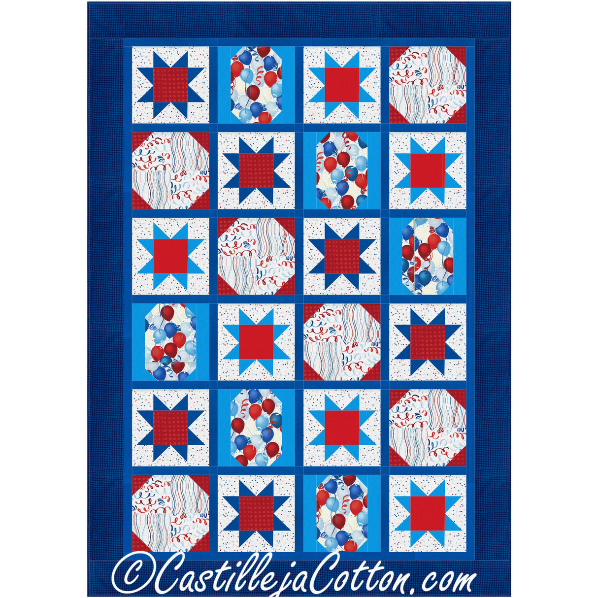 Celebrate USA Downloadable Pattern By Castilleja Cotton