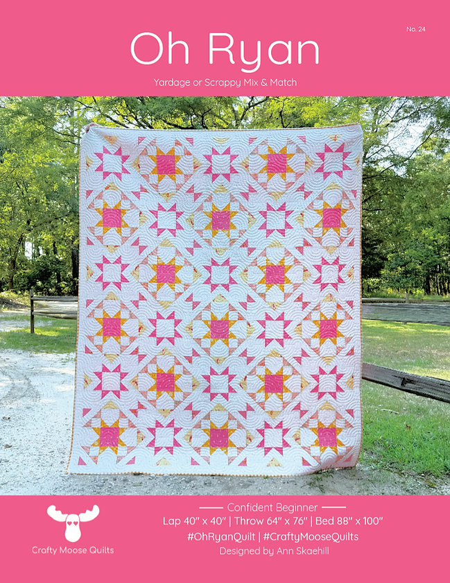 Oh Ryan Downloadable Pattern by Crafty Moose Quilts