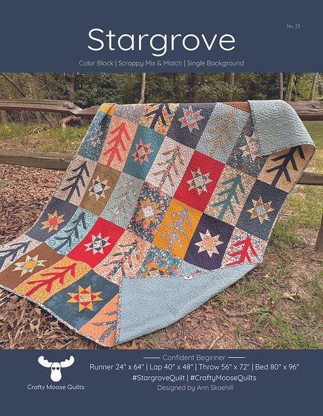 Stargrove Downloadable Pattern by Crafty Moose Quilts