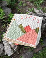 Back of the Ascend Downloadable Pattern by Crafty Moose Quilts
