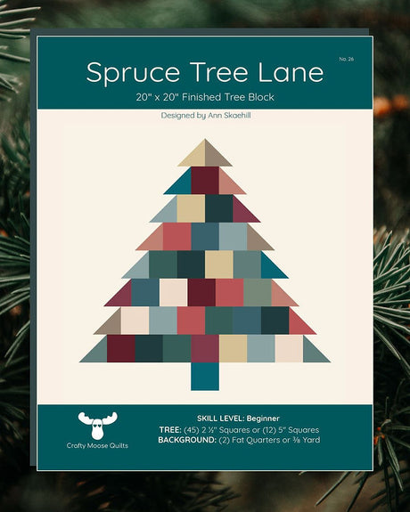 Spruce Tree Lane Downloadable Pattern by Crafty Moose Quilts