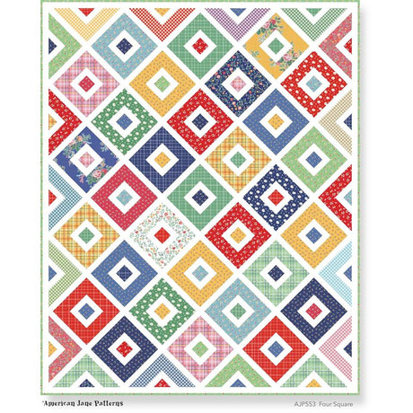 Four Square - Quilt Pattern by American Jane Patterns
