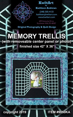 Memory Trellis Quilt Pattern by Kwilt Art