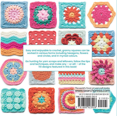 Back of the Granny Squares Bible by Search Press USA