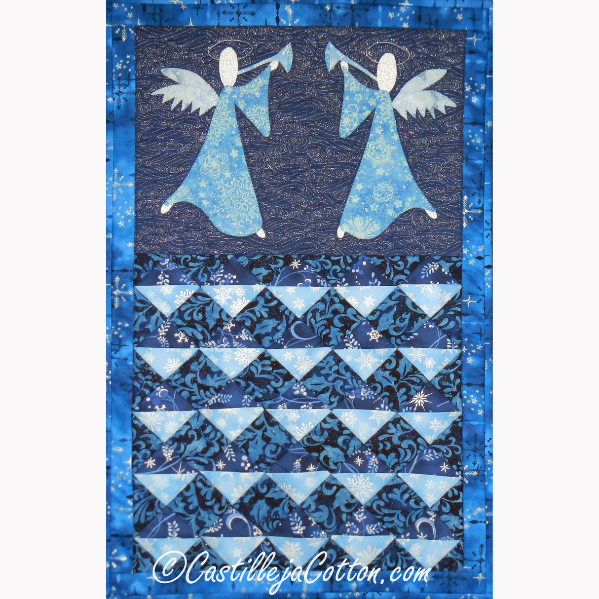 Angel Advent Calendar Downloadable Pattern by Castilleja Cotton