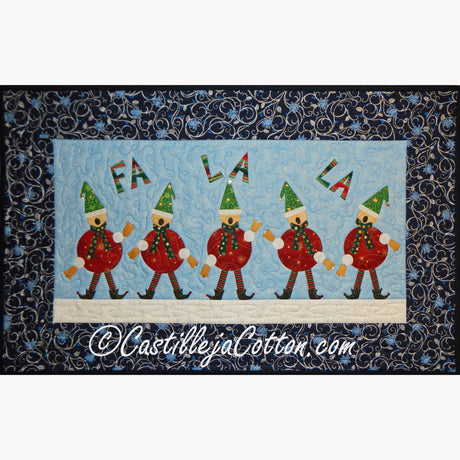 Singing Elves Downloadable Pattern by Castilleja Cotton