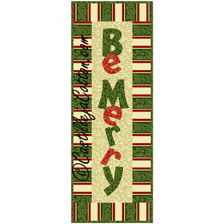 Be Merry Downloadable Pattern By Castilleja Cotton