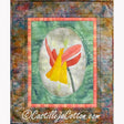 Columbine in an Oval Downloadable Pattern by Castilleja Cotton