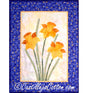 Daffodils  Downloadable Pattern by Castilleja Cotton