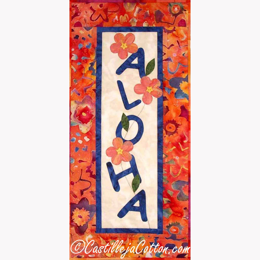 Aloha with Plumeria Downloadable Pattern – Quilting Books Patterns and ...