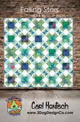 Falling Stars Quilt Pattern by 3 Dog Design Co Quilt Patterns