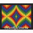 Bargello Diamond Echo Downloadable Pattern By Castilleja Cotton