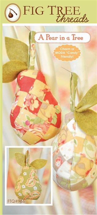 A Pear in a Tree Quilt Pattern by Fig Tree Quilts