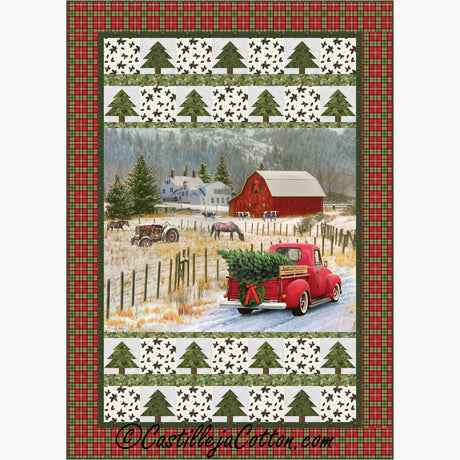 Christmas Truck Downloadable Pattern by Castilleja Cotton