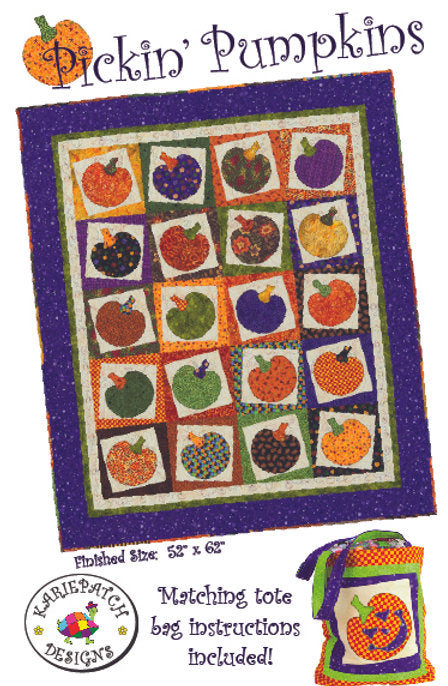 Picking Pumpkins Quilt Pattern by Karie Patch Designs
